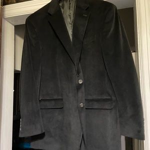 Black suede blazer